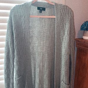 Mint green, over sized cardigan